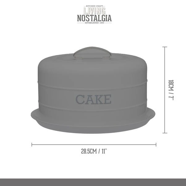 Kitchen Craft KitchenCraft Vintage-Style Round Airtight Cake Storage Tin 6 Kitchen Craft KitchenCraft Vintage-Style Round Airtight Cake Storage Tin - Image 4