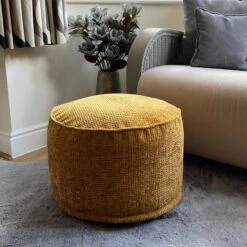 Daro Waffle Round Pouffe 37 Daro Waffle Round Pouffe -Home Luxe Studio 30958351