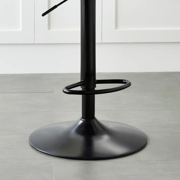 Jayde Adjustable Bar Stool, Velvet 12 Jayde Adjustable Bar Stool, Velvet - Image 10