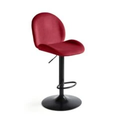 Jayde Adjustable Bar Stool, Velvet 24 Jayde Adjustable Bar Stool, Velvet -Home Luxe Studio 30958654 alt03