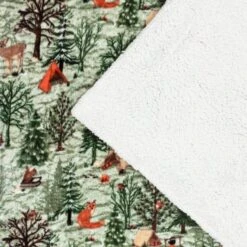 Lodge Wood Sherpa Throw 130cm X 150cm 12 Lodge Wood Sherpa Throw 130cm X 150cm -Home Luxe Studio 30959058 alt04