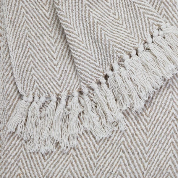 Jenson Herringbone Throw 235cm X 235cm 4 Jenson Herringbone Throw 235cm X 235cm - Image 2