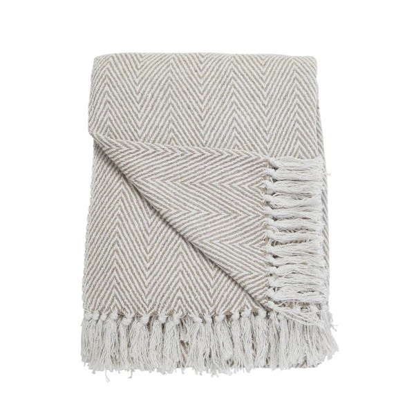 Jenson Herringbone Throw 235cm X 235cm 5 Jenson Herringbone Throw 235cm X 235cm - Image 3