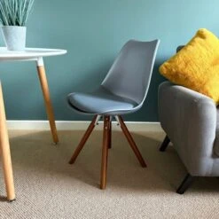 Fusion Living Soho Plastic Dining Chair With Pyramid Legs 38 Fusion Living Soho Plastic Dining Chair With Pyramid Legs -Home Luxe Studio 30960335