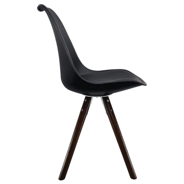 Fusion Living Soho Plastic Dining Chair With Pyramid Legs 6 Fusion Living Soho Plastic Dining Chair With Pyramid Legs - Image 4