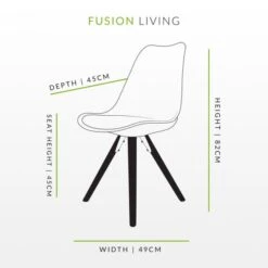 Fusion Living Soho Plastic Dining Chair With Pyramid Legs 29 Fusion Living Soho Plastic Dining Chair With Pyramid Legs -Home Luxe Studio 30960337 alt09