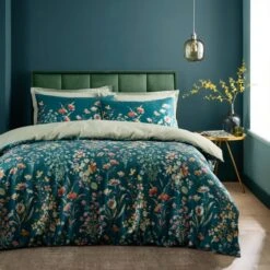 Watercoloured Floral Duvet Cover & Pillowcase Set 30 Watercoloured Floral Duvet Cover & Pillowcase Set -Home Luxe Studio 30961013