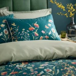Watercoloured Floral Duvet Cover & Pillowcase Set 31 Watercoloured Floral Duvet Cover & Pillowcase Set -Home Luxe Studio 30961013 alt01