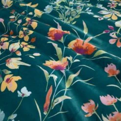 Watercoloured Floral Duvet Cover & Pillowcase Set 34 Watercoloured Floral Duvet Cover & Pillowcase Set -Home Luxe Studio 30961013 alt04