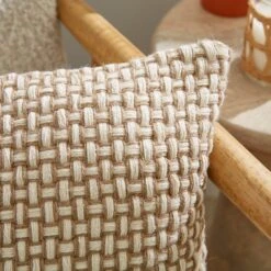 Jute Natural Rectangle Cushion 7 Jute Natural Rectangle Cushion -Home Luxe Studio 30961035 alt01