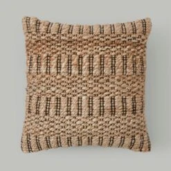 Chunky Jute Natural Square Cushion 8 Chunky Jute Natural Square Cushion -Home Luxe Studio 30961046 alt02