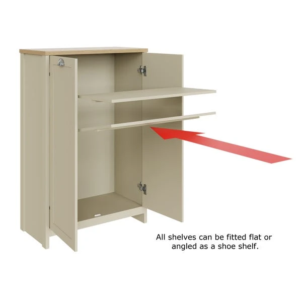 Lancaster Tall Shoe Cabinet 10 Lancaster Tall Shoe Cabinet - Image 8