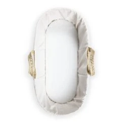 Clair De Lune White Scandi Moses Basket With Folding Stand 9 Clair De Lune White Scandi Moses Basket With Folding Stand -Home Luxe Studio 30961366 alt02