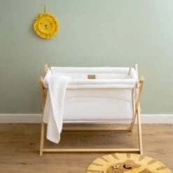 Clair De Lune Organic Folding Crib
