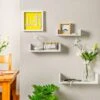 Set Of 3 Harbour Housewares Half Box Shelves -Home Luxe Studio 30962342
