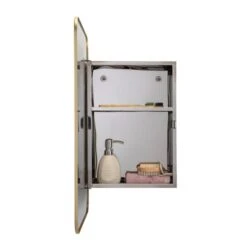 Croydex Metal Framed Bathroom Wall Cabinet 24 Croydex Metal Framed Bathroom Wall Cabinet -Home Luxe Studio 30962827 alt04