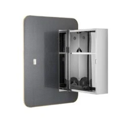 Croydex Metal Framed Bathroom Wall Cabinet 25 Croydex Metal Framed Bathroom Wall Cabinet -Home Luxe Studio 30962827 alt05