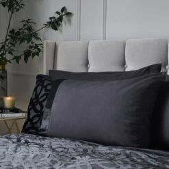 Catherine Lansfield Lattice Cut Velvet Duvet Cover And Pillowcase Set 23 Catherine Lansfield Lattice Cut Velvet Duvet Cover And Pillowcase Set -Home Luxe Studio 30962903 alt01