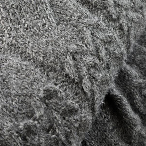 Bianca Cosy Soft Cable Knit Throw 130cm X 170cm 14 Bianca Cosy Soft Cable Knit Throw 130cm X 170cm - Image 12
