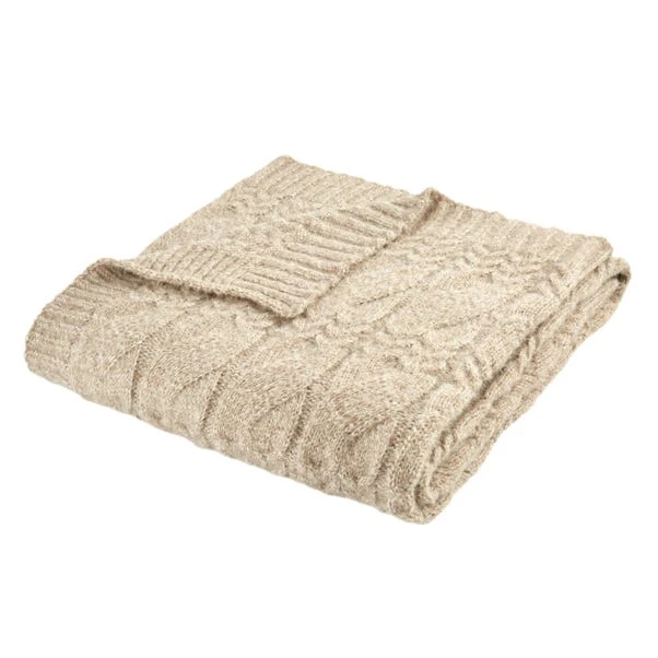 Bianca Cosy Soft Cable Knit Throw 130cm X 170cm 11 Bianca Cosy Soft Cable Knit Throw 130cm X 170cm - Image 9