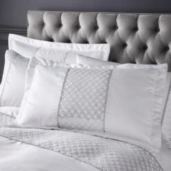 Catherine Lansfield Deco Sequin Quilted Pillowsham Pair 14 Catherine Lansfield Deco Sequin Quilted Pillowsham Pair -Home Luxe Studio 30962975
