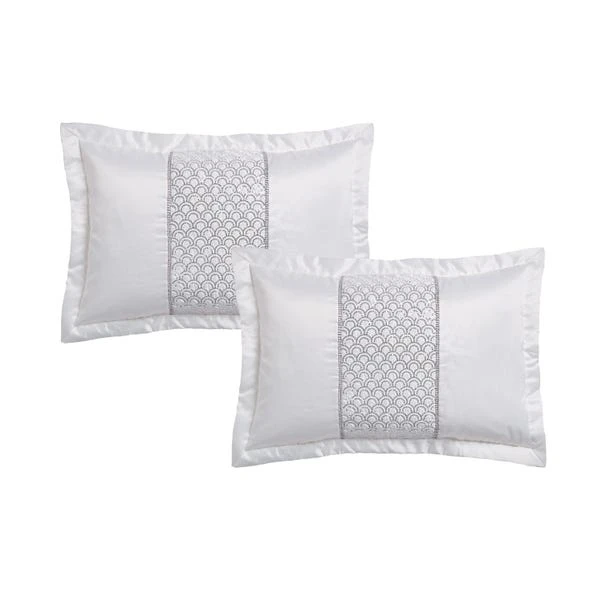 Catherine Lansfield Deco Sequin Quilted Pillowsham Pair 9 Catherine Lansfield Deco Sequin Quilted Pillowsham Pair - Image 7
