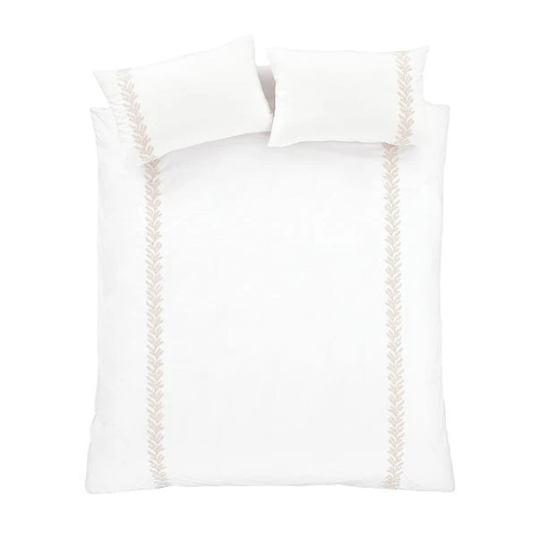 Bianca Embroidery Leaf Duvet Cover And Pillowcase Set 17 Bianca Embroidery Leaf Duvet Cover And Pillowcase Set - Image 15