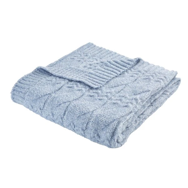 Bianca Cosy Soft Cable Knit Throw 130cm X 170cm 6 Bianca Cosy Soft Cable Knit Throw 130cm X 170cm - Image 4