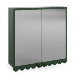 Scallop Mirror Wall Cabinet 41 Scallop Mirror Wall Cabinet -Home Luxe Studio 30963058 alt06