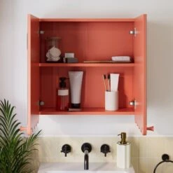 Scallop Mirror Wall Cabinet 30 Scallop Mirror Wall Cabinet -Home Luxe Studio 30963084 alt02