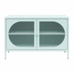 Luna Low Fluted Sideboard, Glass 24 Luna Low Fluted Sideboard, Glass -Home Luxe Studio 30963161 alt02