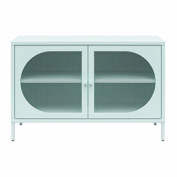 Luna Low Fluted Sideboard, Glass 12 Luna Low Fluted Sideboard, Glass - Image 10