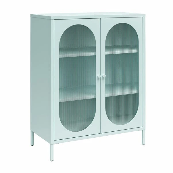 Luna Small Fluted Sideboard, Glass 4 Luna Small Fluted Sideboard, Glass - Image 2