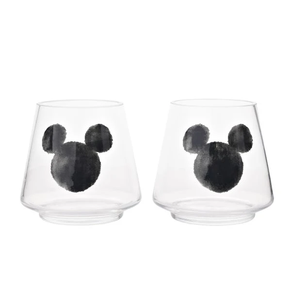 Set Of 2 Disney Mickey Mouse Glass Candle Holders 4 Set Of 2 Disney Mickey Mouse Glass Candle Holders - Image 2