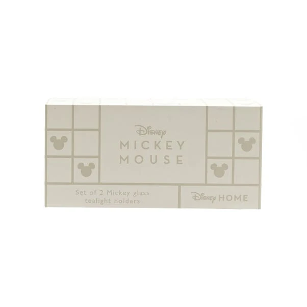 Set Of 2 Disney Mickey Mouse Glass Candle Holders 6 Set Of 2 Disney Mickey Mouse Glass Candle Holders - Image 4