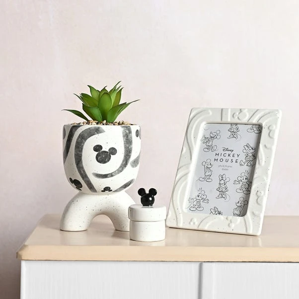 Artificial Plant In Disney Mickey Mouse Arched Footed Plant Pot 3 Artificial Plant In Disney Mickey Mouse Arched Footed Plant Pot