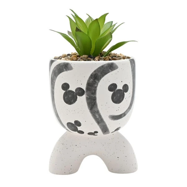 Artificial Plant In Disney Mickey Mouse Arched Footed Plant Pot 4 Artificial Plant In Disney Mickey Mouse Arched Footed Plant Pot - Image 2