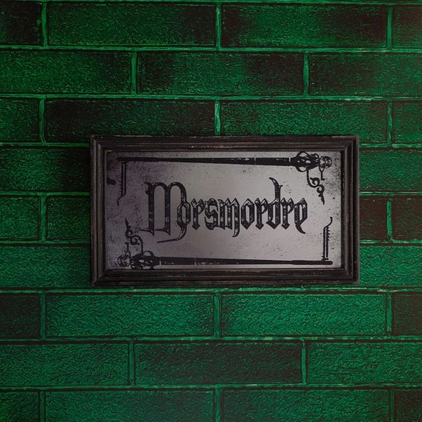 Harry Potter Morsmordre Mirrored Wall Plaque 3 Harry Potter Morsmordre Mirrored Wall Plaque