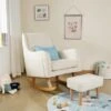 Babymore Ida Boucle Nursing Chair With Stool 2 Babymore Ida Boucle Nursing Chair With Stool -Home Luxe Studio 30964207