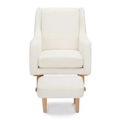 Babymore Ida Boucle Nursing Chair With Stool 15 Babymore Ida Boucle Nursing Chair With Stool -Home Luxe Studio 30964207 alt06