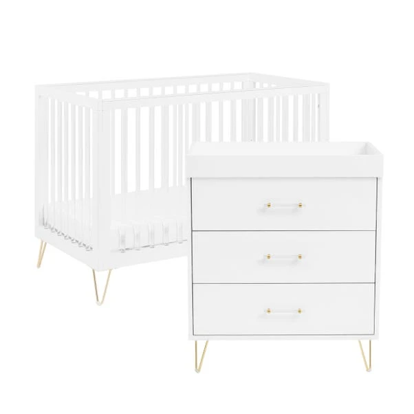 Babymore Kimi Acrylic 2 Piece Nursery Room Set 7 Babymore Kimi Acrylic 2 Piece Nursery Room Set - Image 5
