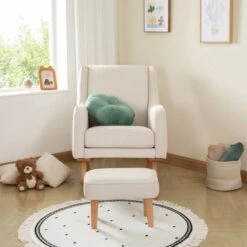 Babymore Ida Nursing Chair With Stool 24 Babymore Ida Nursing Chair With Stool -Home Luxe Studio 30964234 alt01