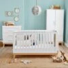 Babymore Mona 3 Piece Nursery Room Set, White 2 Babymore Mona 3 Piece Nursery Room Set, White -Home Luxe Studio 30964237