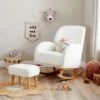 Freya Boucle Nursing Chair With Stool -Home Luxe Studio 30964244