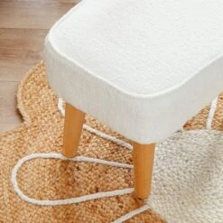 Freya Boucle Nursing Chair With Stool -Home Luxe Studio 30964244 alt03