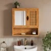 Avani Wall Cabinet, Bamboo 1 Avani Wall Cabinet, Bamboo -Home Luxe Studio 30964272