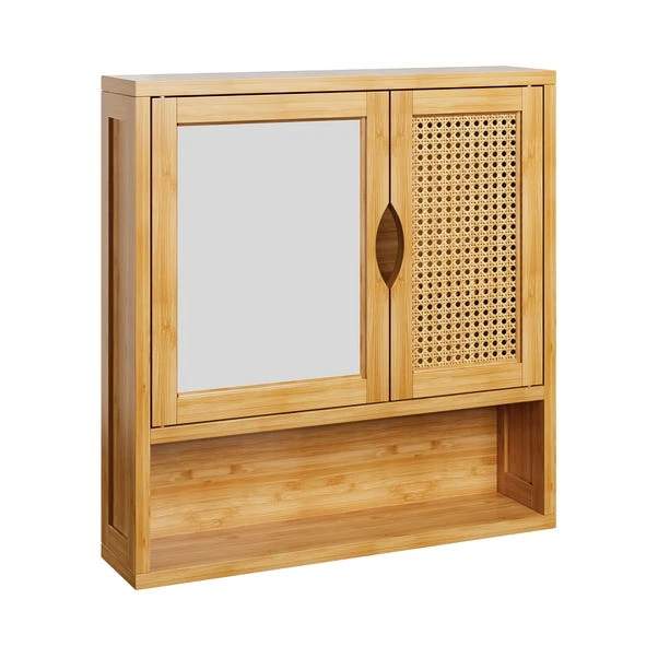 Avani Wall Cabinet, Bamboo 7 Avani Wall Cabinet, Bamboo - Image 5