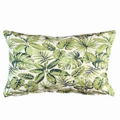 Daro Tapestry Palmer Green Rectangular Cushion -Home Luxe Studio 30964318 alt01
