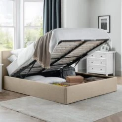 Rialto Fabric Ottoman Bed Frame -Home Luxe Studio 30964815 alt01