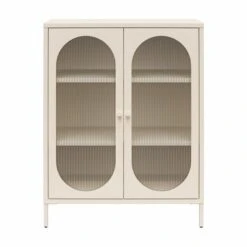 Luna Small Fluted Sideboard, Glass 28 Luna Small Fluted Sideboard, Glass -Home Luxe Studio 30965197 alt02